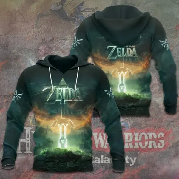 Alternative view of The Legend of Zelda 40th Anniversary 3D Apparel -THK122783