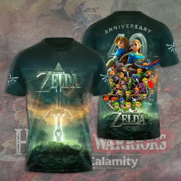 The Legend of Zelda 40th Anniversary 3D Apparel -THK122779