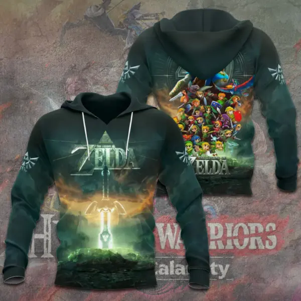 Alternative view of The Legend of Zelda 40th Anniversary 3D Apparel -THK122779