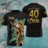 The Legend of Zelda 40th Anniversary 3D Apparel -THK122787