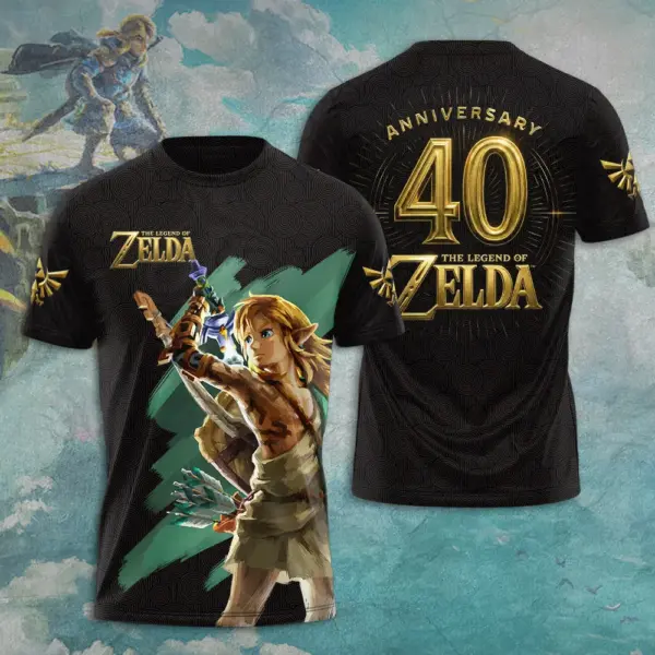 The Legend of Zelda 40th Anniversary 3D Apparel -THK122787