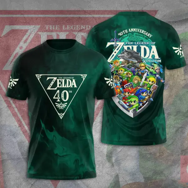 The Legend of Zelda 40th Anniversary 3D Apparel -THK122245