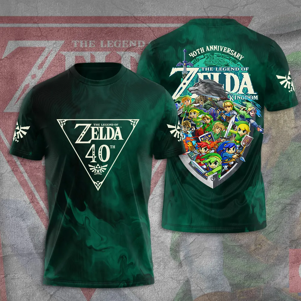 The Legend of Zelda 40th Anniversary 3D Apparel -THK122245