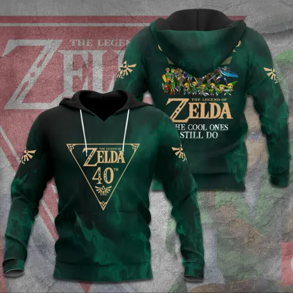 Alternative view of The Legend of Zelda 40th Anniversary 3D Apparel-THK122244
