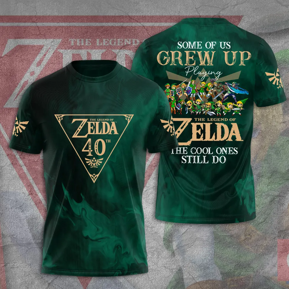 The Legend of Zelda 40th Anniversary 3D Apparel-THK122244