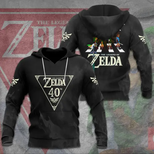 Alternative view of The Legend of Zelda 40th Anniversary 3D Apparel -THK122457