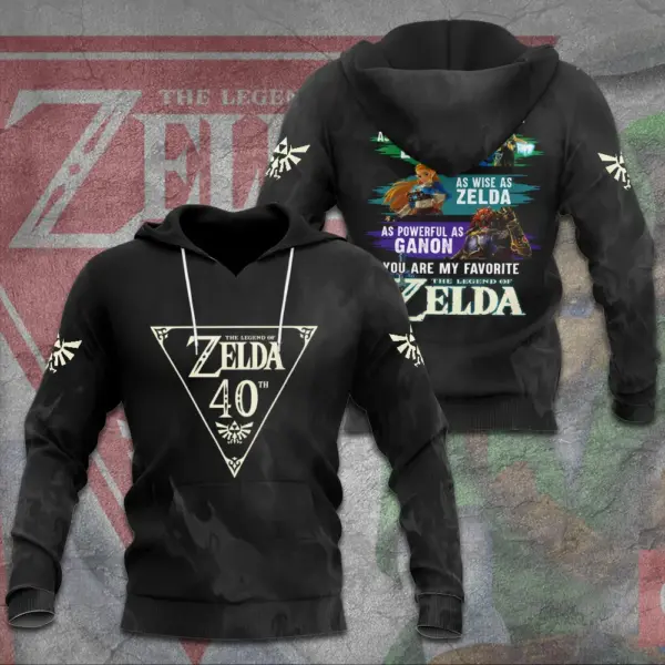 Alternative view of The Legend of Zelda 40th Anniversary 3D Apparel -THK122469