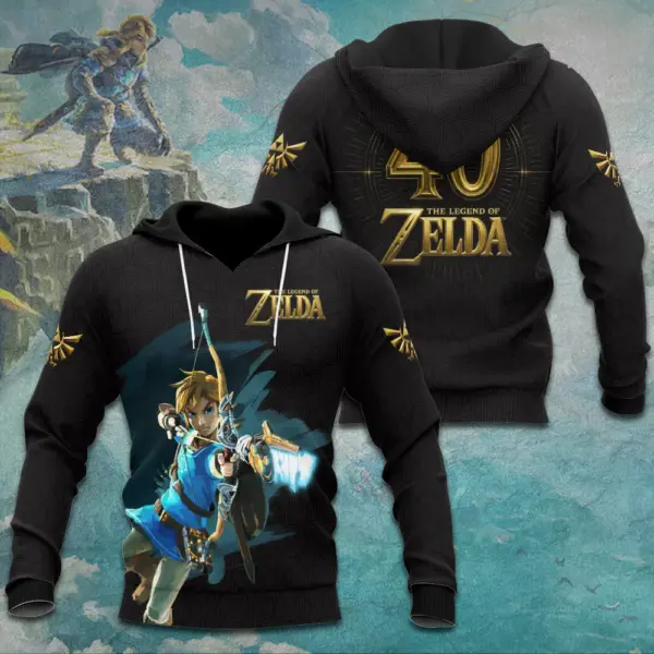 Alternative view of The Legend of Zelda 40th Anniversary 3D Apparel -THK122803
