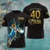 The Legend of Zelda 40th Anniversary 3D Apparel -THK122803