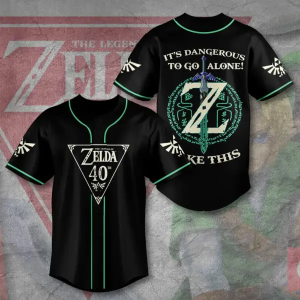 The Legend of Zelda 40th Anniversary Baseball Jersey-THK122477
