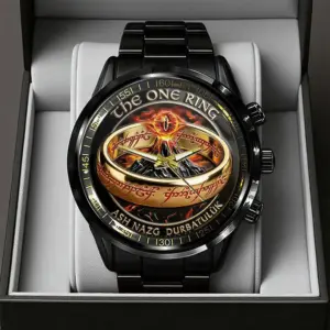 Alternative view of The Lord of the Rings Black Stainless Steel Watch -THK121321