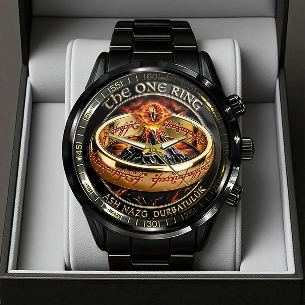 The Lord of the Rings Black Stainless Steel Watch -THK121321 - Image 2
