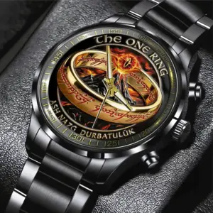 The Lord of the Rings Black Stainless Steel Watch -THK121321