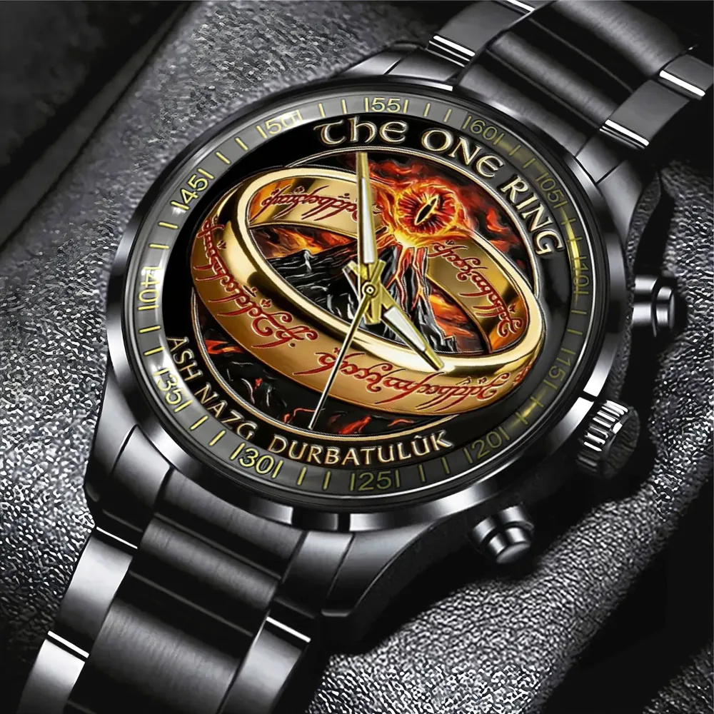 The Lord of the Rings Black Stainless Steel Watch -THK121321