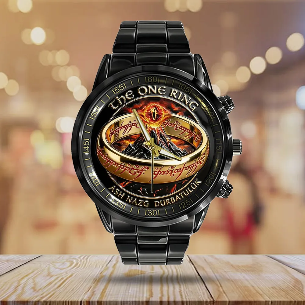 The Lord of the Rings Black Stainless Steel Watch -THK121321 - Image 3