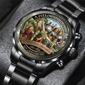 The Lord of the Rings Black Stainless Steel Watch -THK121384