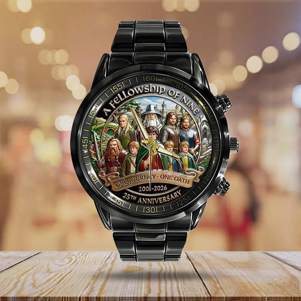 The Lord of the Rings Black Stainless Steel Watch -THK121384 - Image 3