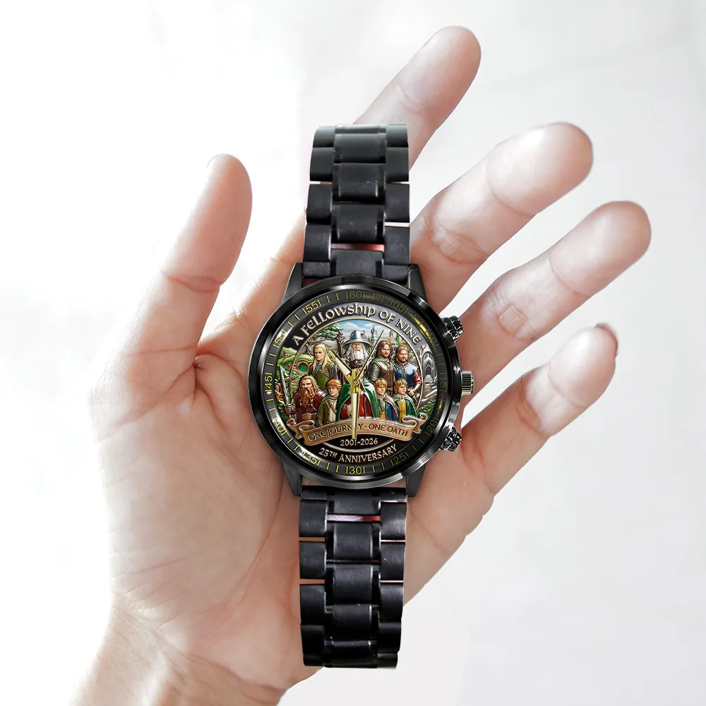 The Lord of the Rings Black Stainless Steel Watch -THK121384 - Image 4