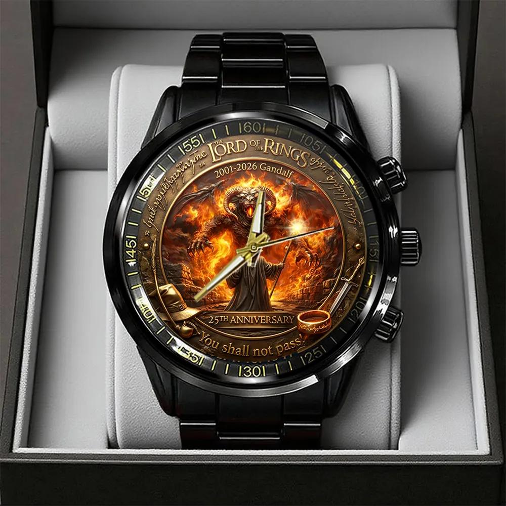 The Lord of the Rings Black Stainless Steel Watch -THK121315 - Image 2