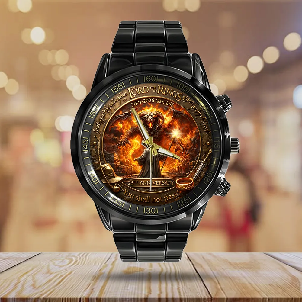 The Lord of the Rings Black Stainless Steel Watch -THK121315 - Image 3