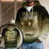 The Lord of the Rings 25th Anniversary 2026 Waffle Half Zip Hoodie-THK120098