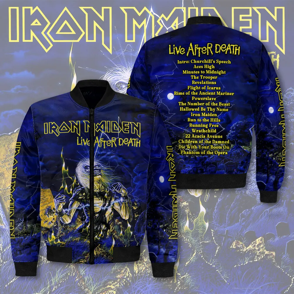 Iron Maiden Life After Death 3D Bomber Jacket