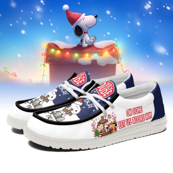 Snoopy x Christmas Hey Dude Shoes