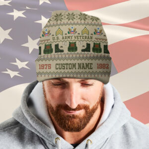 Alternative view of Military Printed Beanie Hat - THK118954