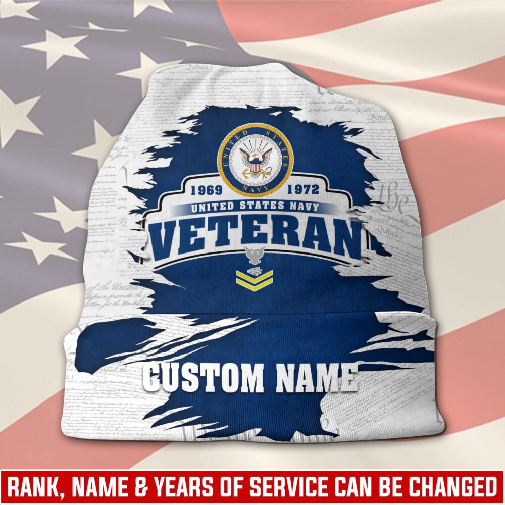 Military Printed Beanie Hat - THK119044 - Image 3