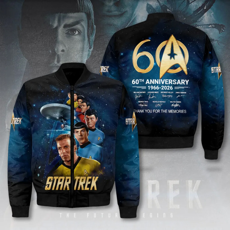 Star Trek 60th Anniversary 3D Bomber Jacket- THK121636