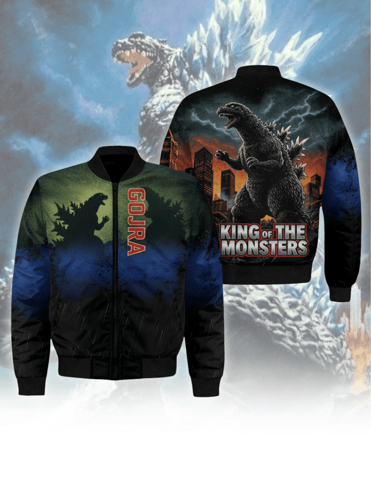Godzilla 3D Bomber Jacket -THK119416