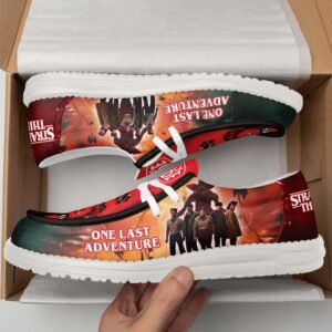 Alternative view of Personalized Stranger Things Hey Dude Shoes