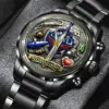 The Legend of Zelda 40th Anniversary Black Stainless Steel Watch