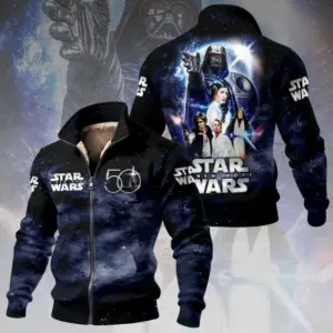 Star Wars 60th Anniversary Thick Knit Fleece Jacket - THK119218