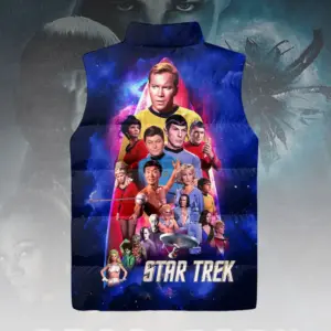 Alternative view of Star Trek: The Original Series 60th Anniversary 3D Sleeveless Down Jacket