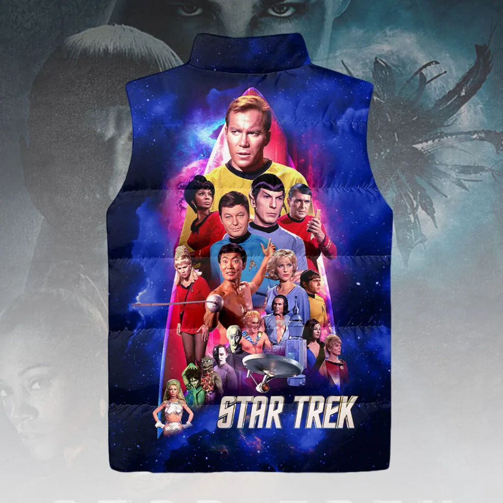 Star Trek: The Original Series 60th Anniversary 3D Sleeveless Down Jacket - Image 2