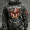 Vintage American 250th Anniversary Flag 3D Hoodie - THK122320