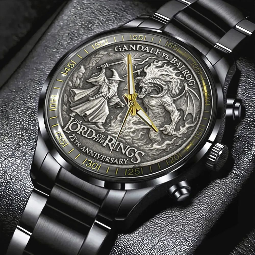 The Lord of the Rings Black Stainless Steel Watch -THK119878 - Image 2