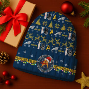 Star Trek Christmas Beanie Hat