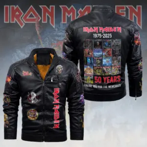 Iron Maiden Motorcycle Leather Jacket-THK121111