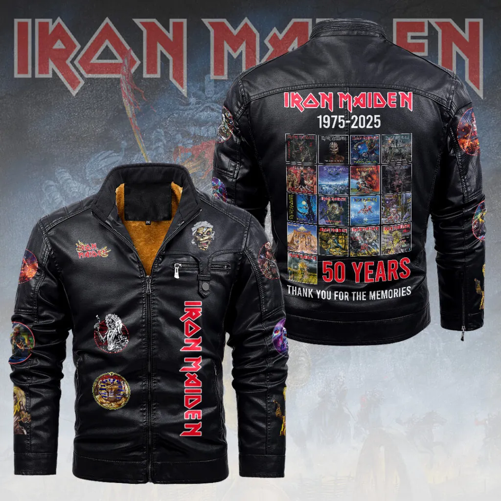 Iron Maiden Motorcycle Leather Jacket-THK121111