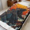 Godzilla Movie Quilt Blanket