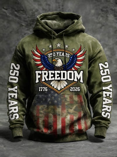 Men's 250th Anniversary of the Founding of the United States Hoodie -THK122345