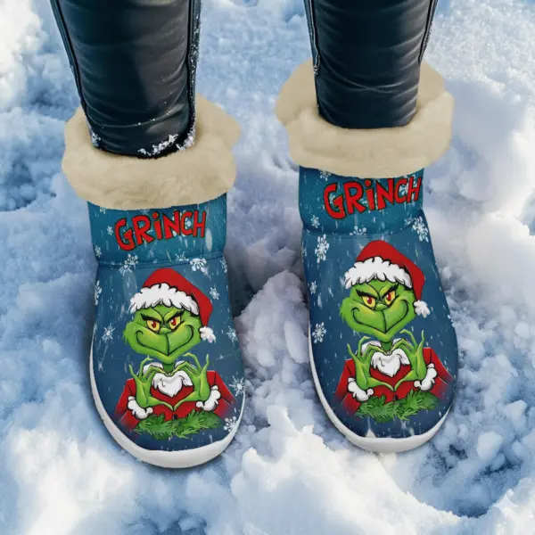 Alternative view of The Grinch Christmas Snow Boots Shoes