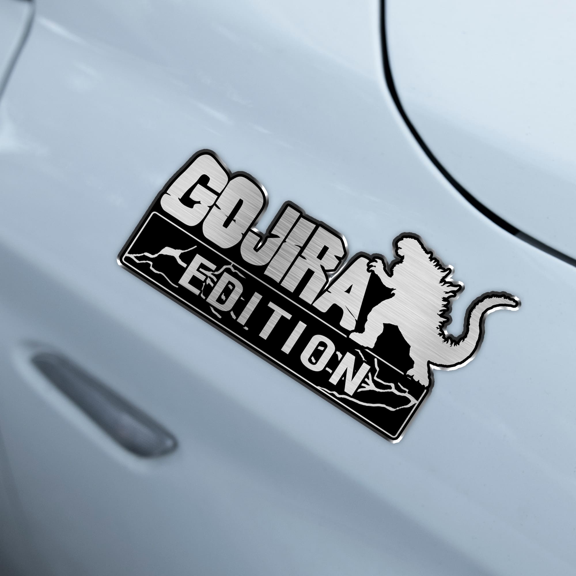 Godzilla Edition Laser Engraved Car Name Badge - Image 2