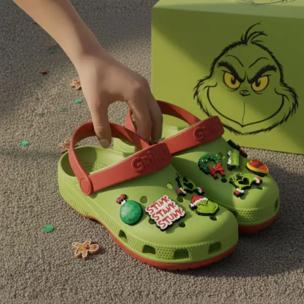 Alternative view of GRINCH PREMIUM Crocs Clogs Shoes