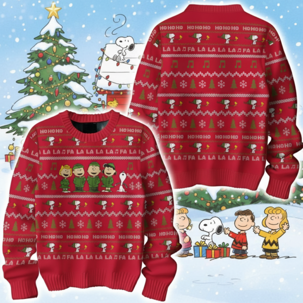 Snoopy PREMIUM Christmas Knitted Sweater - THK117562