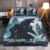 Godzilla Piece Quilted Bedding Set-THK122947
