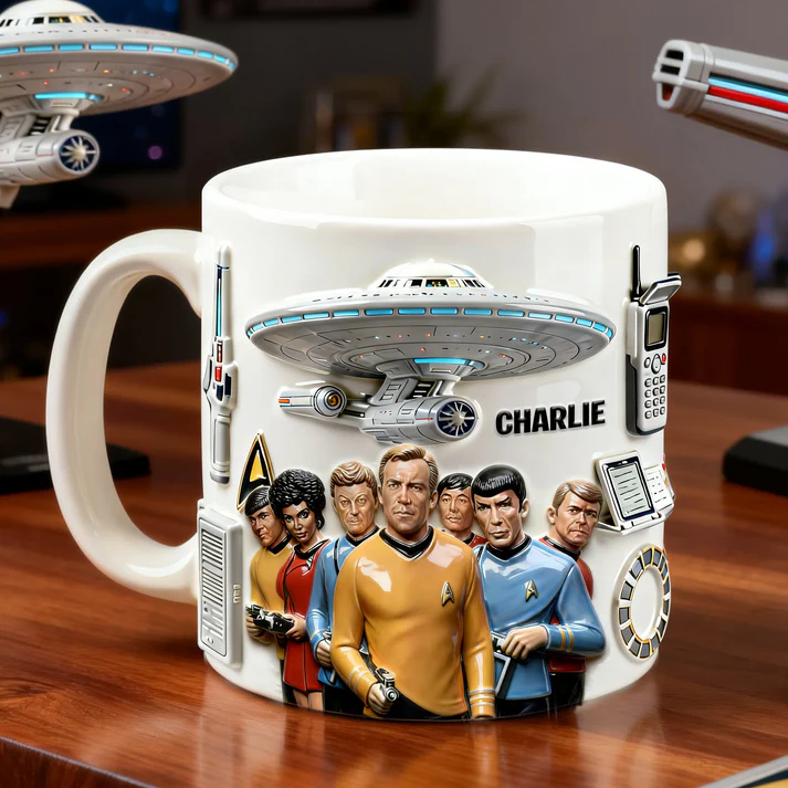 Personalized 60th Anniversary Star Trek Mug- THK123069