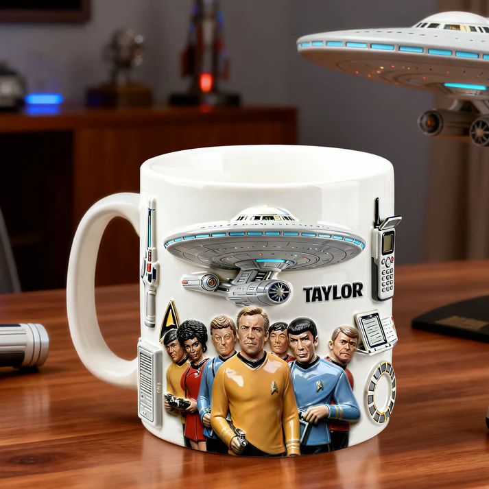 Personalized 60th Anniversary Star Trek Mug- THK123069 - Image 3